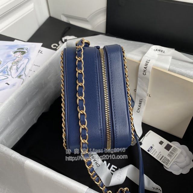 Chanel女包 香奈兒專櫃最新款手提肩背大號化妝包 Chanel化妝盒子包 AS93343  djc4349